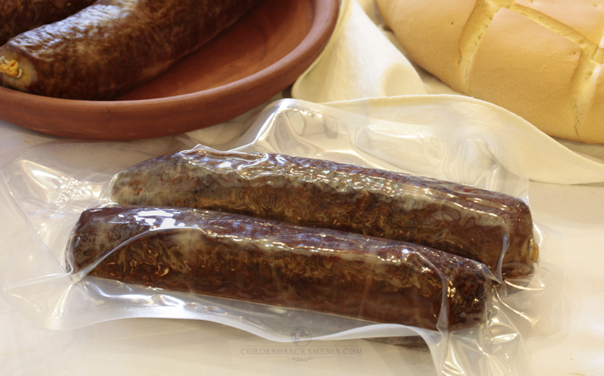 Morcilla artesanal (paquete de DOS PIEZAS envasado al vacío) Morcilla artesanal (paquete de DOS PIEZAS envasado al vacío)