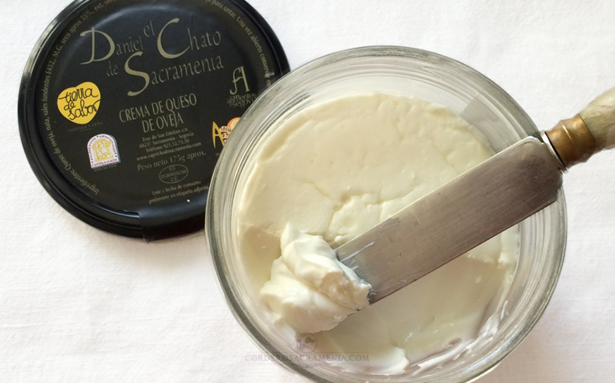 Crema de queso de oveja ("Daniel el Chato de Sacramenia") Crema de queso de oveja ("Daniel el Chato de Sacramenia")